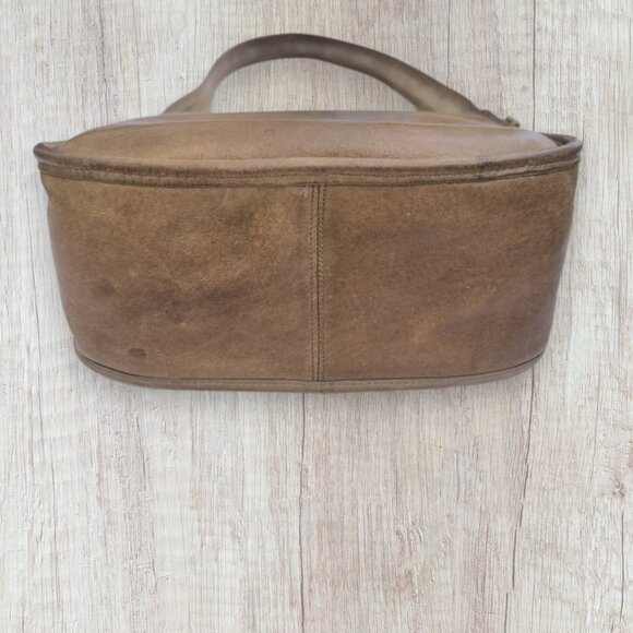 Coach NYC Vintage Brown Leather Messenger Crossbody Bag USA Made Full Grain - Picture 13 of 15
